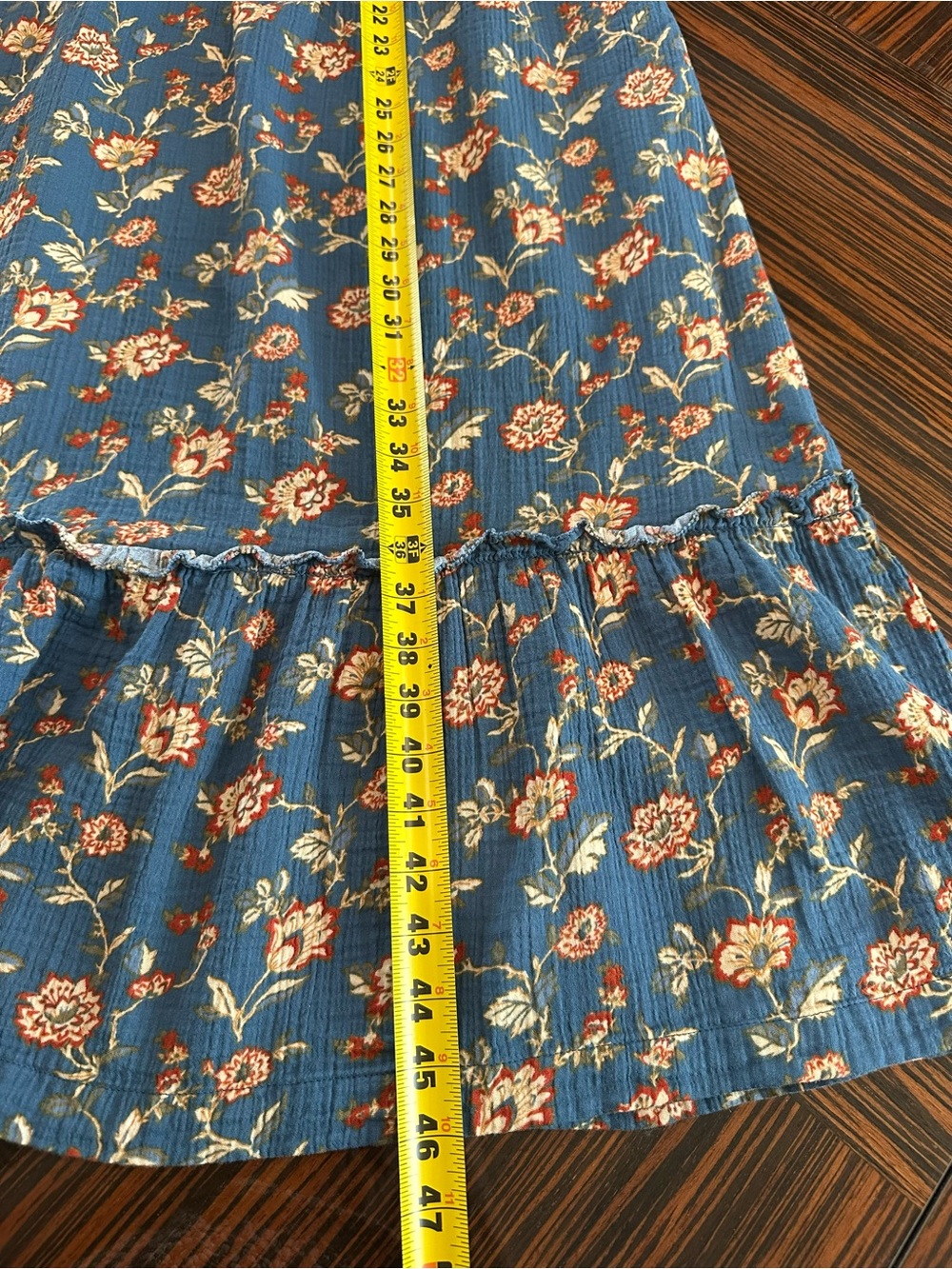 Wonderly floral cotton midi dress Sz XL EUC - Picture 9 of 9